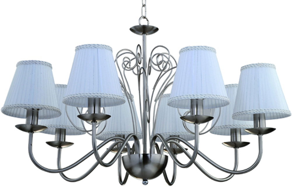 Люстра 837/8-Whitechrome