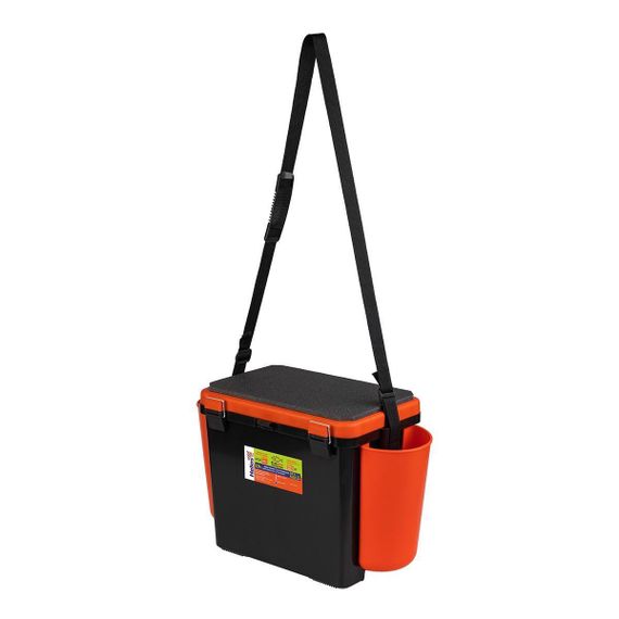 Ящик зимний Helios "FishBox" односекционный (19л) оранжевый