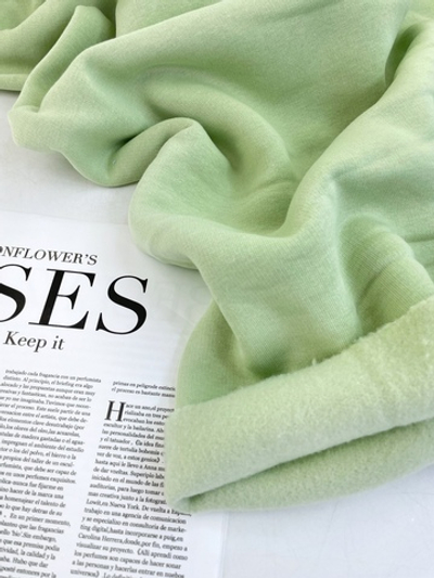 ШАЛФЕЙ СВЕТЛЫЙ - Футер 3х нитка НАЧЕС пенье (КРВ323)