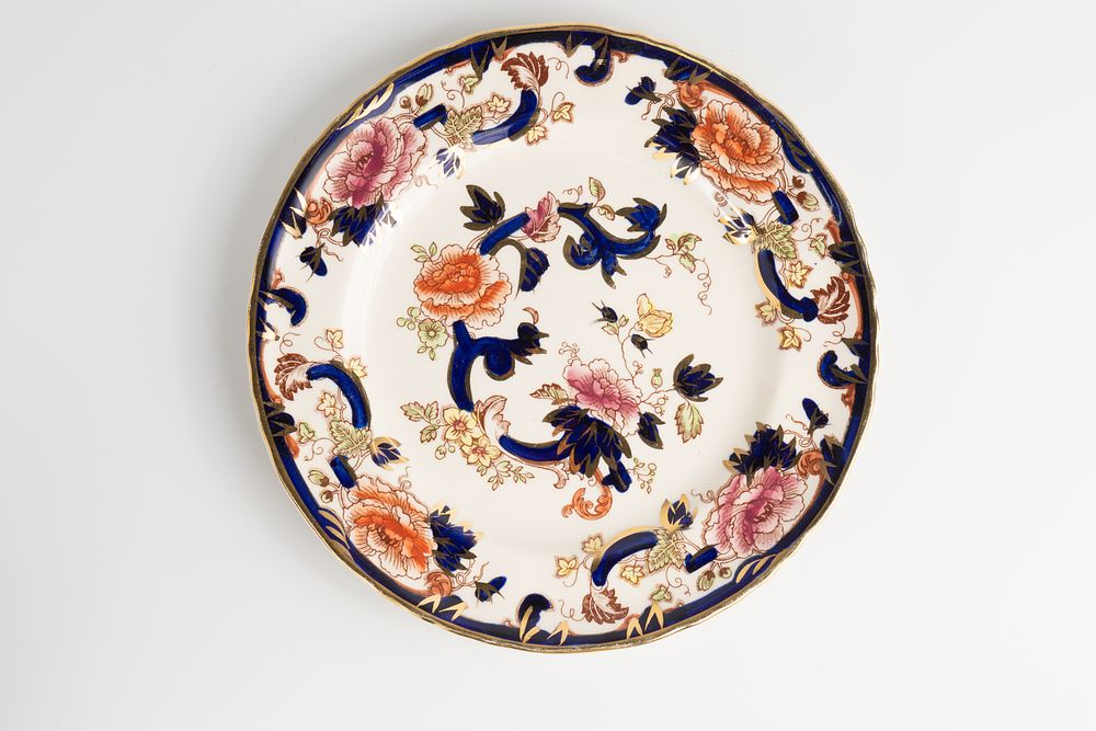 Коллекционная десертная тарелка из сервиза «Blue Mandalay»