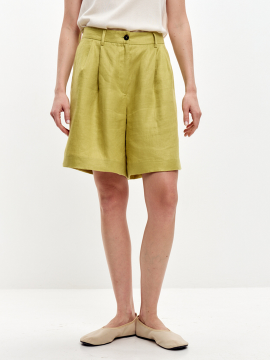Льняные шорты