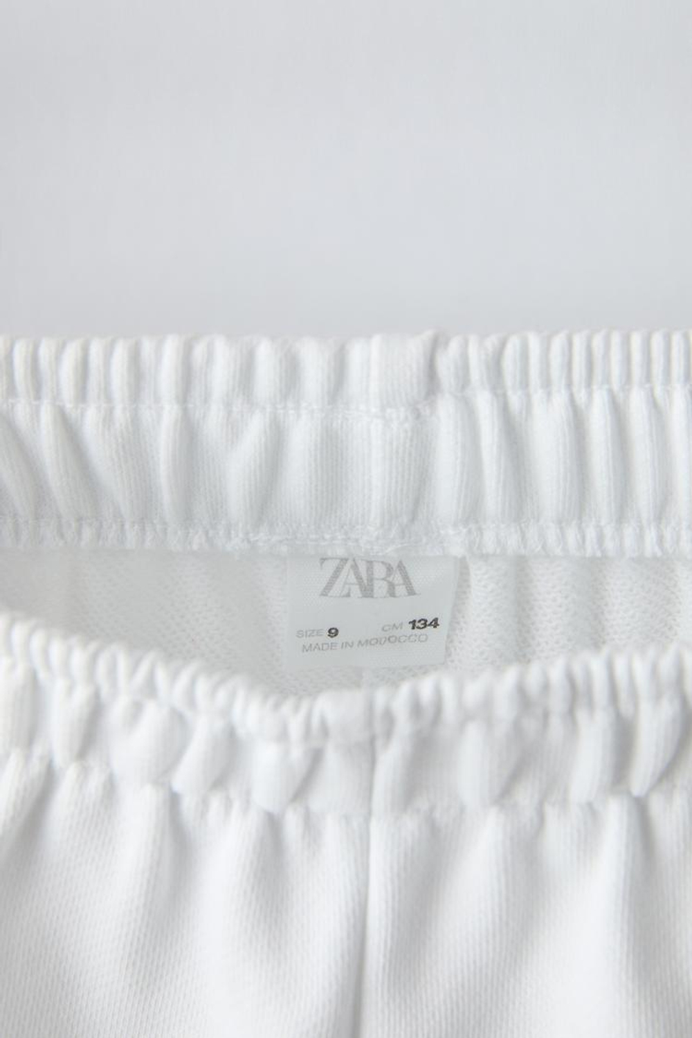 ZARA ШОРТЫ С ЛАМПАСАМИ, БЕЛЫЙ