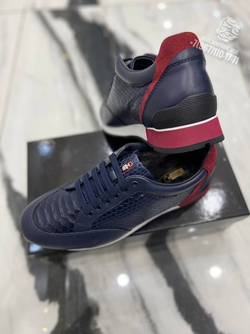 Кроссовки Zilli из кожи питона