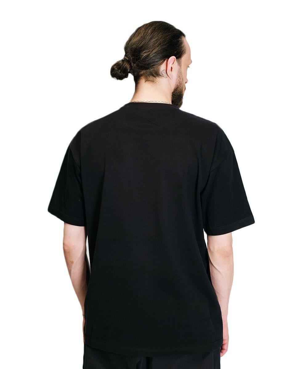 Футболка Hardlunch оверсайз Milk черная