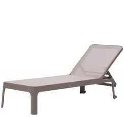 Шезлонг пластиковый Plano, тортора