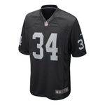 Футболка Nike Home Game Jersey Throwback Player Oakland Raiders #34 Bo Jackson Black