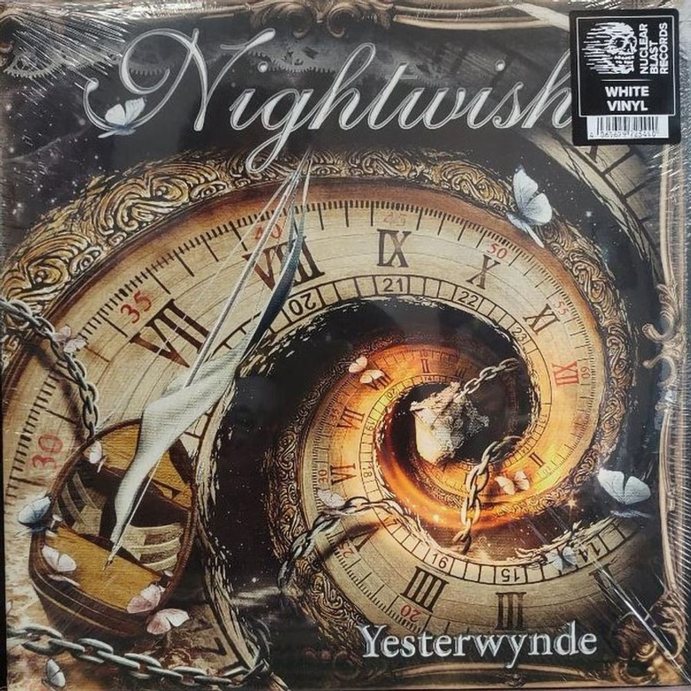 Nightwish. Yesterwynde (2LP, white vinyl) 2024 Новая запечатанная виниловая пластинка