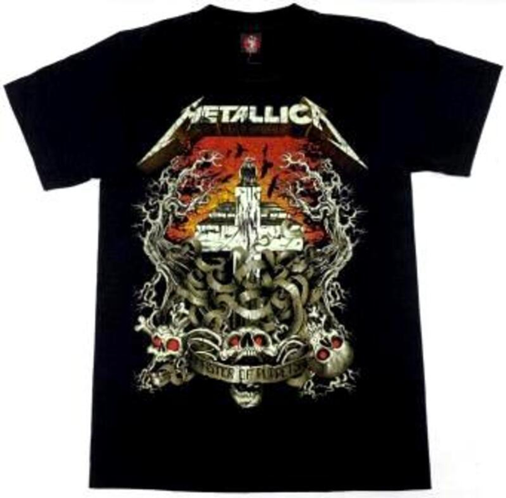 Футболка хлопок шелкография. TDM1081 Metallica Master of Puppets XL
