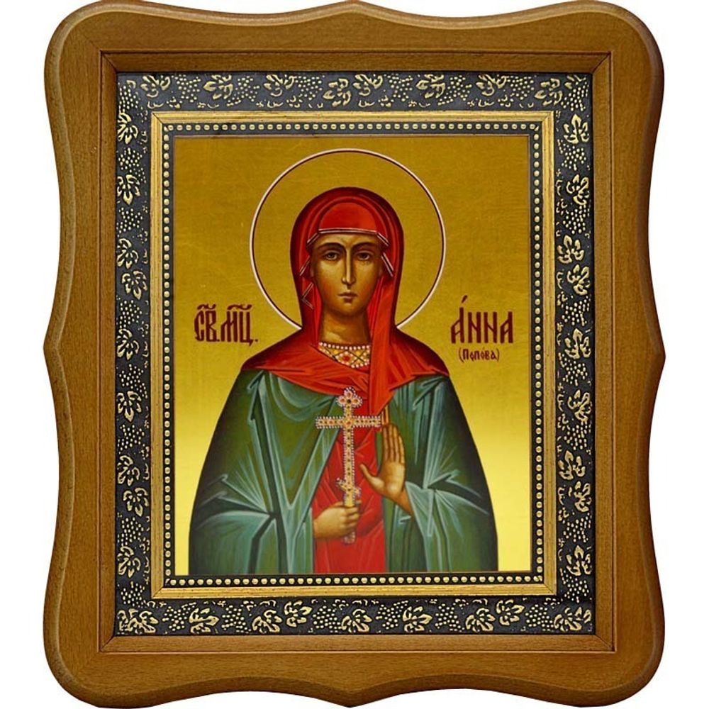 Анна Попова мученица. Икона на холсте.