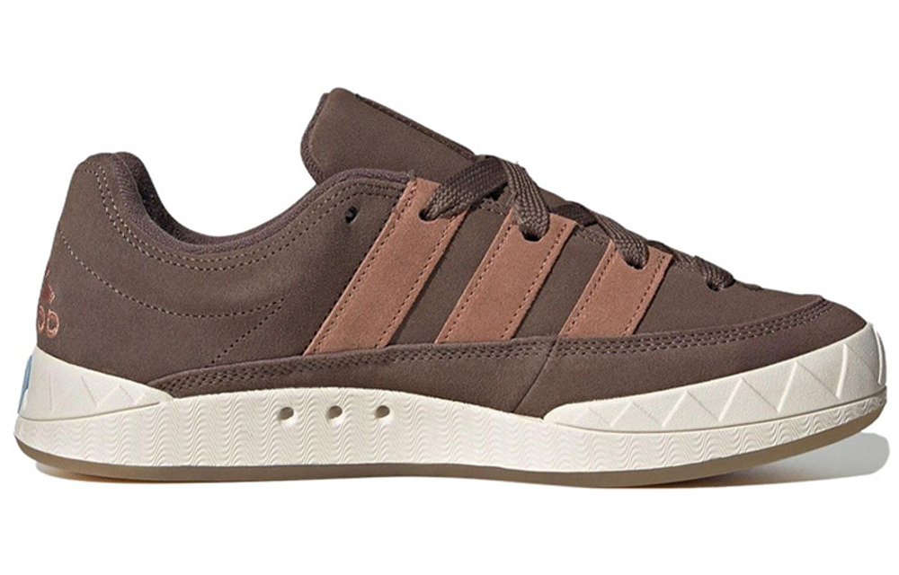 Adidas originals Adimatic leather non-slip low-top sneakers men's brown