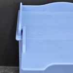 Комод, 60х44х88, Алиса, пеленальный, с ящиками, для одежды и игрушек, деревянный, синий воск, Dipriz