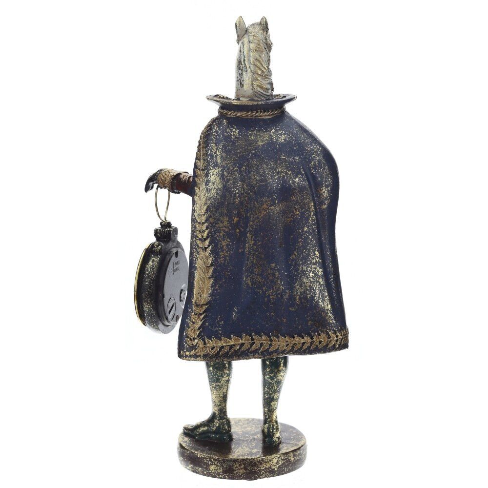 GAEM Фигурка декоративная "Лошадь" с часами D4см, (LR44x1), L12 W7,5 H24,5 см