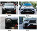 Обвес переделка для MERCEDES BENZ AMG GT4 X290 GT43 GT50 GT53 GT63S 2018+ ДО GT 63 SE PERFORMANCE F1 РЕСТАЙЛИНГ АМГ Мерседес Бенц