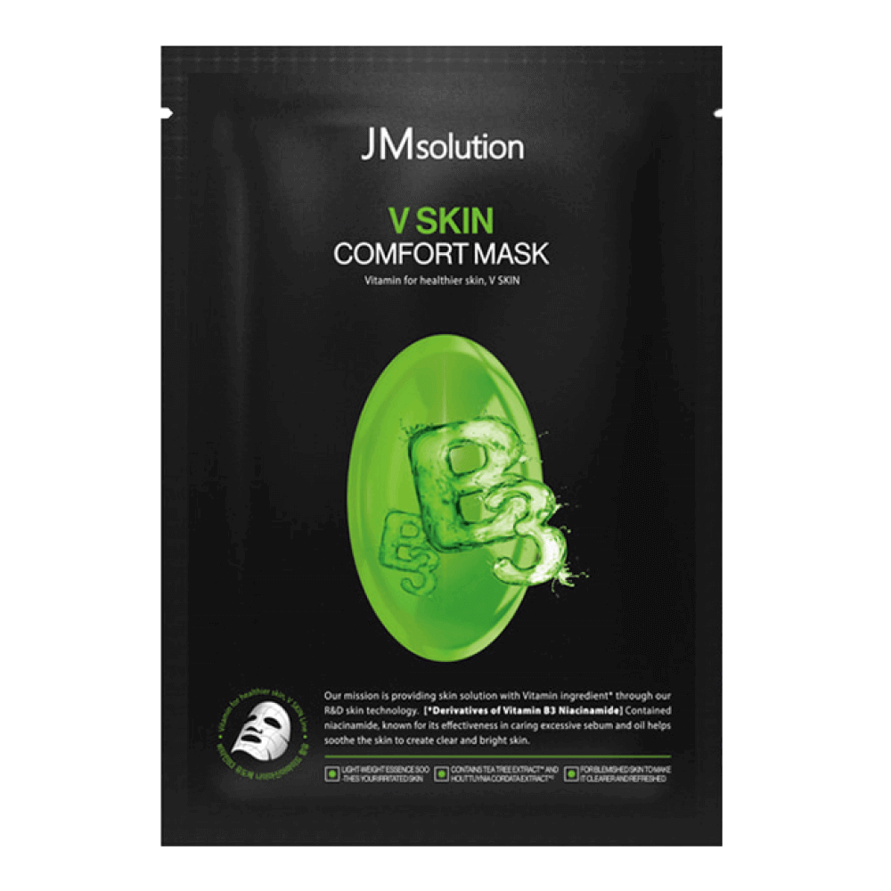 JMsolution V Skin Comfort Mask тканевая маска для сияния кожи с витамином B3