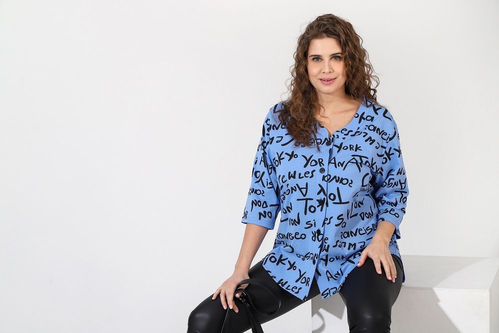 Туника (рубашка) Жанр-1 Виотекс ГОЛУБОЙ