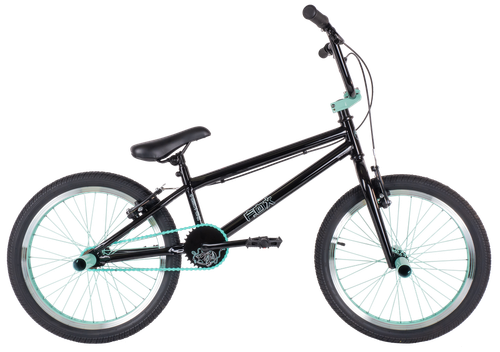 Велосипед BMX 20" Tech Team FOX черно/бирюзовый 2023