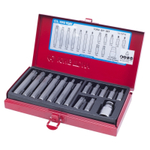 KING TONY (1015PQ) Набор вставок (бит) 10 мм, TORX, Т20-Т55, 15 предметов