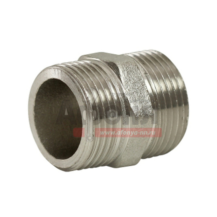 Ниппель 1/2'' нар/нар VRT® никель