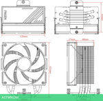 Кулер для процессора ID-Cooling FROZN A410 ARGB