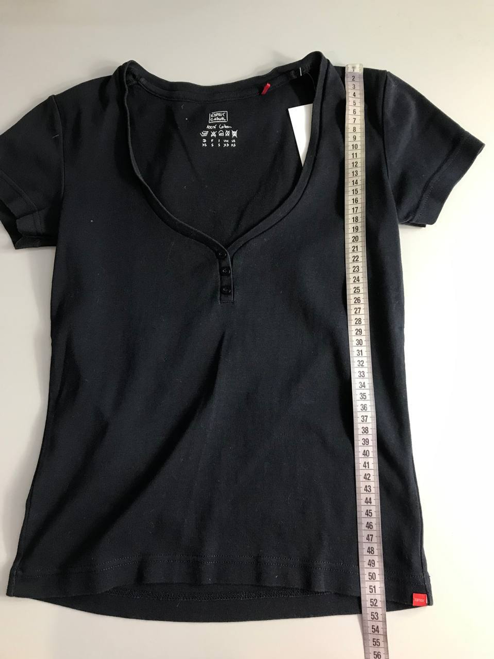 Футболка Esprit базовая, маркировка S, визуально на 44 размер