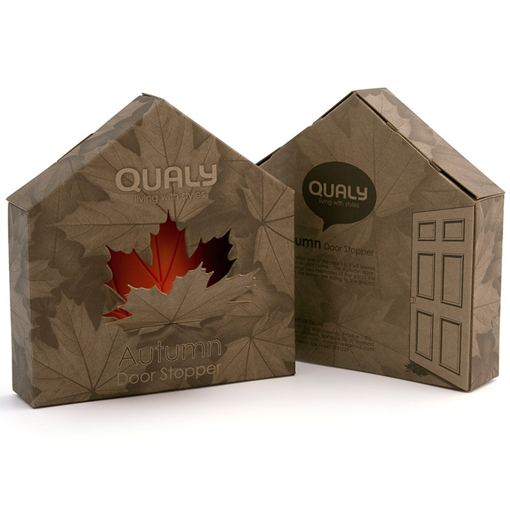 Подпорка для двери autumn, оранжевая