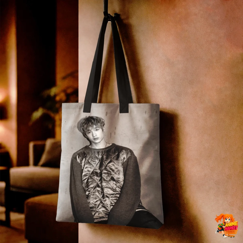 Сумка шоппер с принтом Stray Kids