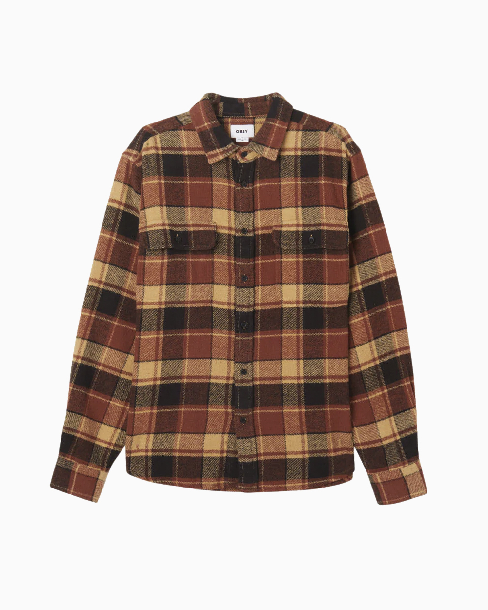 Рубашка Obey Hardwork Leon Woven