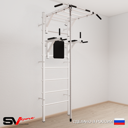 Шведская стенка Sv Sport усиленная 640 (Турник рукоход/Брусья/Канат)
