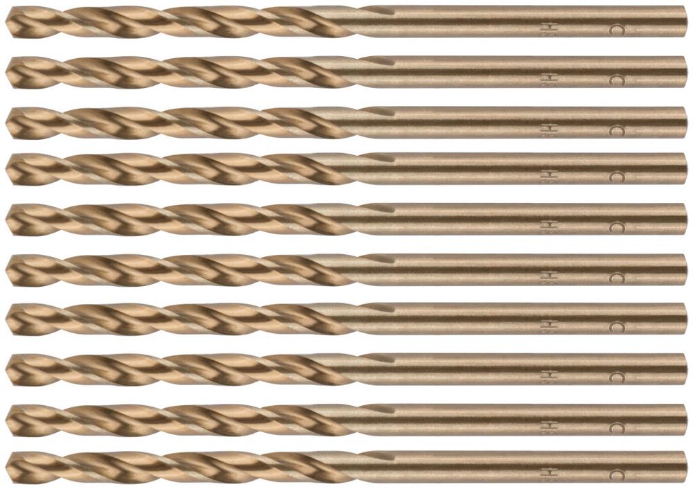 Сверло по металлу Cutop Profi с кобальтом 5%, 3,4 x 70 мм (10шт./уп.) 48-34-10