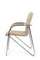 Стул Самба с мягкими подлокотниками SMB-01H Хром гальв. Бежевый