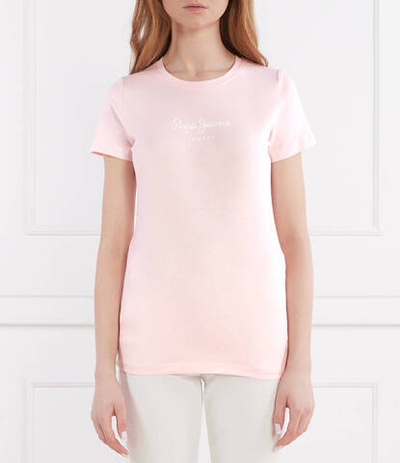 футболка Pepe Jeans London - пудро-розовый(PL505202)