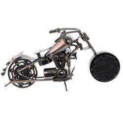 GAEM Изделие декоративное "Мотоцикл" с часами, (1xААА не прилаг.), L25 W12 H12 см