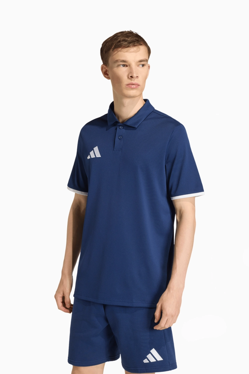 Футболка adidas Entrada 26 Polo - темно-синий