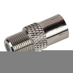 Переходник ЭРА SIMPLE гнездо F-гнездо TV упаковка 100 шт.