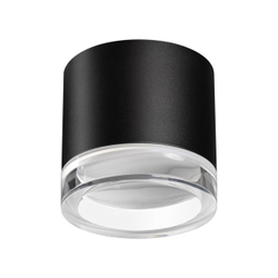 371030 OVER NT25 458 черный Светильник накладной IP20 GX53 12Вт 220-240V GEM