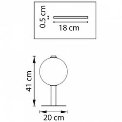 Настольная лампа декоративная Lightstar Colore 805916