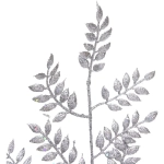 Ветка декоративная «Волшебные ветви» 80 см, Серебро