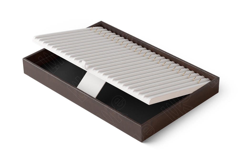 Дисплей 1 серии для 24 браслетов/горизонтальный/крючки снизу/бороздки/ножка/ф.№6/петелька