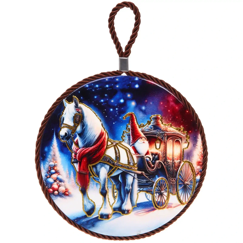 Подставка под горячее керамика 16см «Золотая подкова»