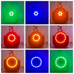 Вращающаяся голова PL Led Wash 36*15w (RGBWA, Zoom)