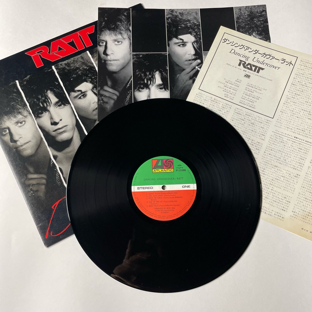 Винтажная виниловая пластинка LP Ratt Dancing Undercover (Japan 1986) (No Obi) Drive Me Crazy