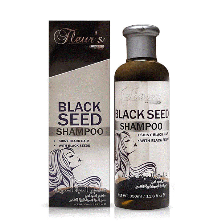 Шампунь Hemani Fleur's с Черным тмином Black Seed, 350 мл
