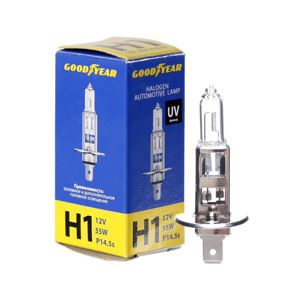 Автолампа 12V H1 55W Goodyear