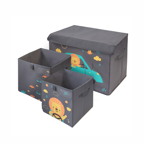 Большой набор коробок для игрушек. Львенок