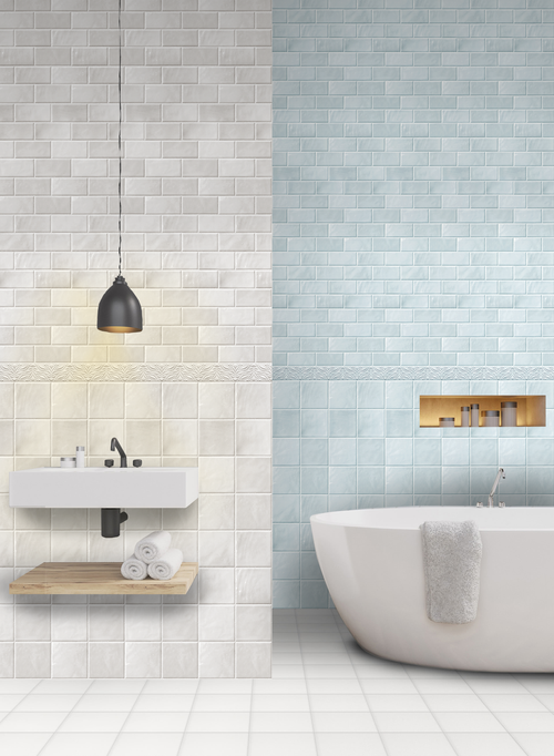 Панель ПВХ фотопечать Эсмеральда Лазурная 2700х250мм