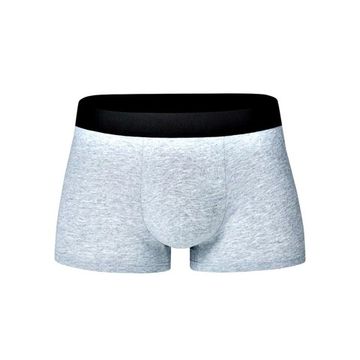 Мужские трусы боксеры plus-size светло-серые ROMEO ROSSI 6083-3