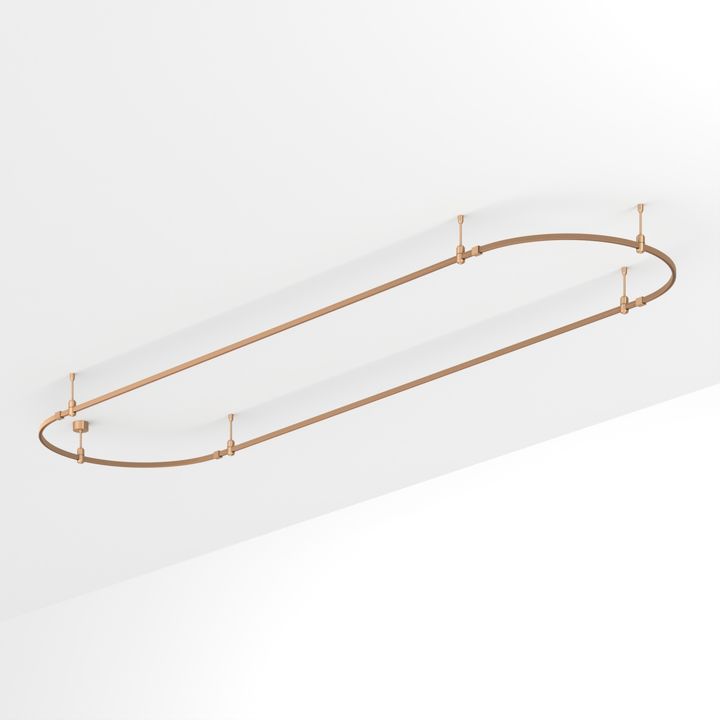 Основание ART-APRIORI-OVAL-ROD-200-4000x1000 (GD) Arlight 054527