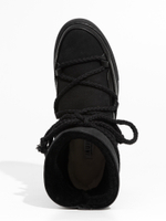 Высокие комбинированные кеды INUIKII 75202-5 Sneaker classic black на меху