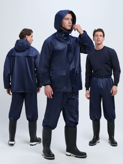 Костюм влагозащитный PROFLINE Leader (ПВХ,240), т.синий