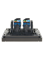 FORTE&PIANO Розетка компьютерная двойная RJ45 кат.6 FP334 серый IEK